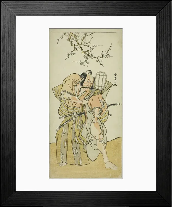 Framed Print : The Actor Ichikawa Danzo IV as Kamakura no Gongoro Kagemasa, in the Fifth Scene of the... c. 1778. Creator: Shunsho Framed Print : The Actor Ichikawa Danzo IV as Kamakura no Gongoro Kagemasa, in the Fifth Scene of the... c. 1778. Creator: Shunsho