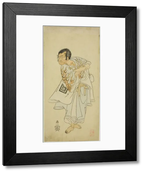 Framed Print : The Actor Ichikawa Danzo III as the holy hermit Narukami in the play Narukami, perfor... c. 1768. Creator: Shunsho. The Actor Ichikawa Danzo III as the holy hermit Narukami in the play Narukami, perfor... c. 1768. Creator: Shunsho Framed Print : The Actor Ichikawa Danzo III as the holy hermit Narukami in the play Narukami, perfor... c. 1768. Creator: Shunsho. The Actor Ichikawa Danzo III as the holy hermit Narukami in the play Narukami, perfor... c. 1768. Creator: Shunsho