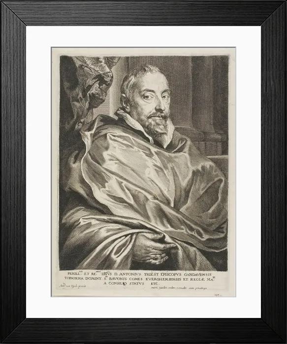 Framed Print : Antoon Triest, 1630 / 45. Creator: Pieter de Jode II Framed Print : Antoon Triest, 1630 / 45. Creator: Pieter de Jode II