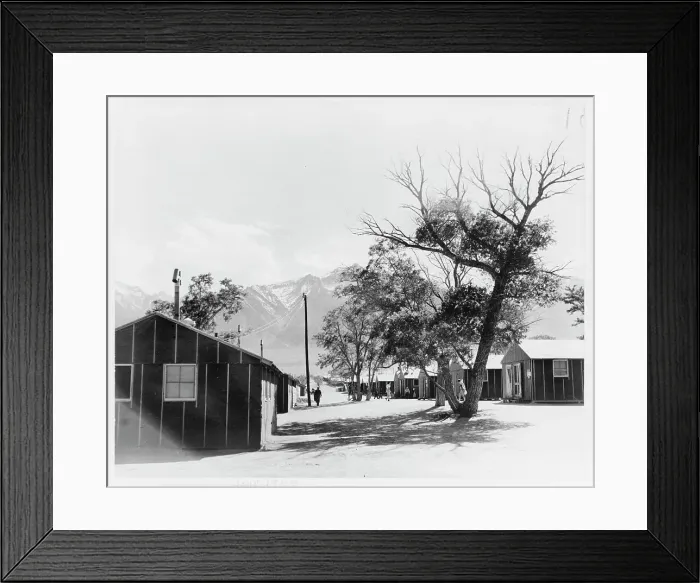Framed Print : Japanese relocation, California, 1942. Creator: Dorothea Lange Framed Print : Japanese relocation, California, 1942. Creator: Dorothea Lange