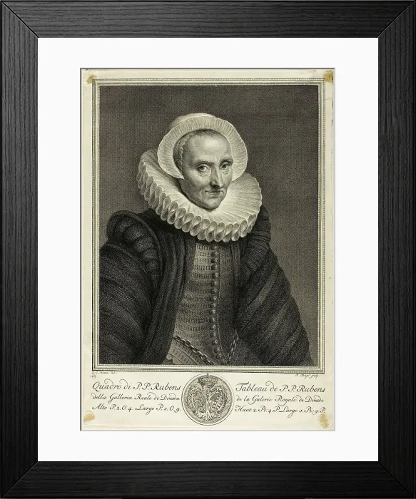 Framed Print : Portrait of a Sixty-year-old Woman, from Recueil d'estampes d'après les plus célèbres... c.1757. Creator: Pierre Tanje Framed Print : Portrait of a Sixty-year-old Woman, from Recueil d'estampes d'après les plus célèbres... c.1757. Creator: Pierre Tanje