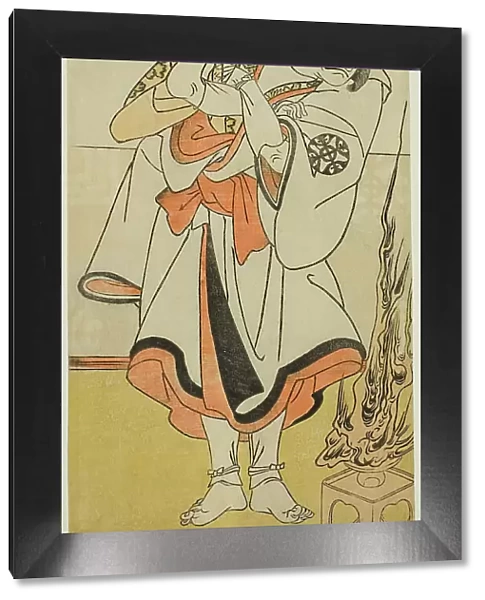 The Actor Nakamura Nakazo I as Chinzei Hachiro Tametomo Disguised as an Ascetic Monk... c. 1780. Creator: Shunsho