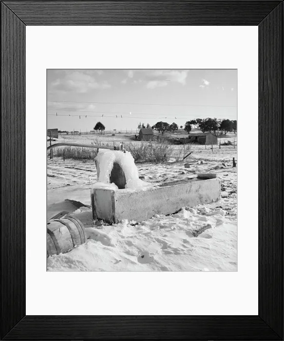 Framed Print : Short growing season, Utah, 1936. Creator: Dorothea Lange Framed Print : Short growing season, Utah, 1936. Creator: Dorothea Lange
