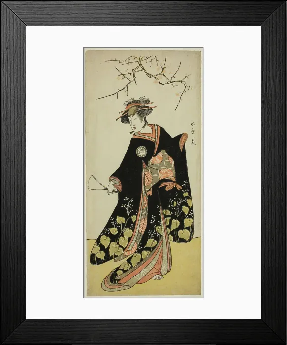 Framed Print : The Actor Segawa Kikunojo III as the Spirit of Joro-gumo (Harlot Spider) Disguised as... c. 1781. Creator: Shunsho Framed Print : The Actor Segawa Kikunojo III as the Spirit of Joro-gumo (Harlot Spider) Disguised as... c. 1781. Creator: Shunsho