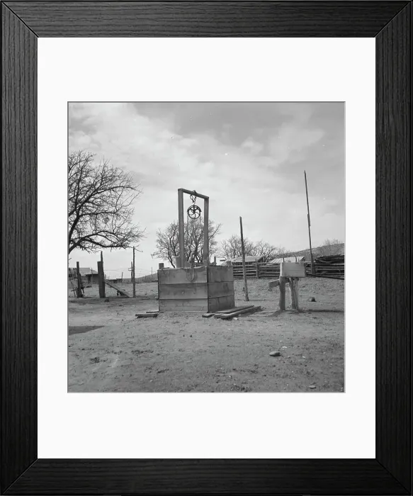 Framed Print : Water supply in Escalante, Utah, 1936. Creator: Dorothea Lange Framed Print : Water supply in Escalante, Utah, 1936. Creator: Dorothea Lange
