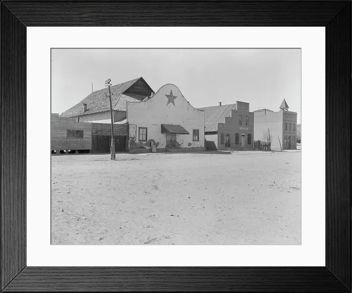 Framed Print : The movie theatre of Escalante, Utah, 1936. Creator: Dorothea Lange Framed Print : The movie theatre of Escalante, Utah, 1936. Creator: Dorothea Lange