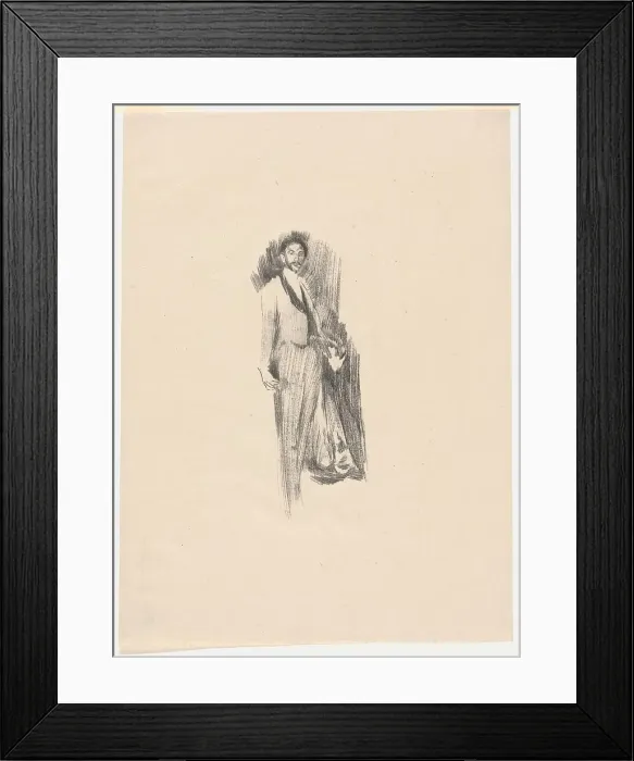 Framed Print : Count Robert de Montesquiou, 1894. Creator: Beatrix Godwin Whistler