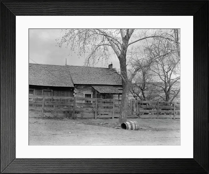 Framed Print : Type home, Escalante, Utah, 1936. Creator: Dorothea Lange Framed Print : Type home, Escalante, Utah, 1936. Creator: Dorothea Lange