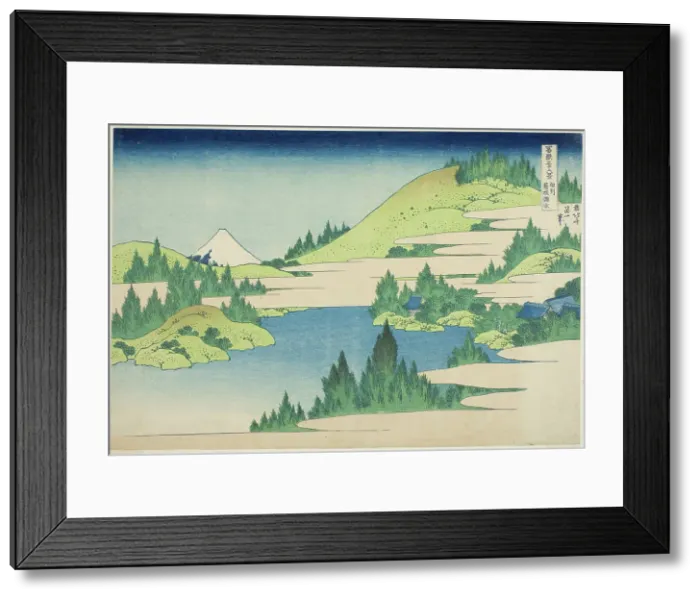 Framed Print : Lake Hakone in Sagami Province (Soshu Hakone Kosui), from the series Thirty-six... c. 1830 / 33. Creator: Hokusai. Lake Hakone in Sagami Province (Soshu Hakone Kosui), from the series Thirty-six... c. 1830 / 33. Creator: Hokusai Framed Print : Lake Hakone in Sagami Province (Soshu Hakone Kosui), from the series Thirty-six... c. 1830 / 33. Creator: Hokusai. Lake Hakone in Sagami Province (Soshu Hakone Kosui), from the series Thirty-six... c. 1830 / 33. Creator: Hokusai