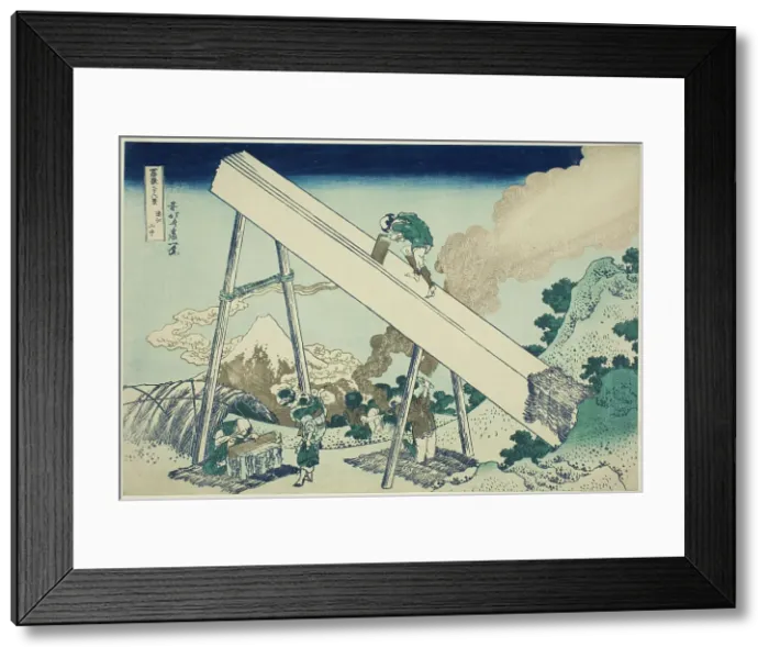 Framed Print : In the Mountains of Totomi Province (Totomi sanchu), from the series Thirty-six... c. 1830 / 33. Creator: Hokusai. In the Mountains of Totomi Province (Totomi sanchu), from the series Thirty-six... c. 1830 / 33. Creator: Hokusai Framed Print : In the Mountains of Totomi Province (Totomi sanchu), from the series Thirty-six... c. 1830 / 33. Creator: Hokusai. In the Mountains of Totomi Province (Totomi sanchu), from the series Thirty-six... c. 1830 / 33. Creator: Hokusai