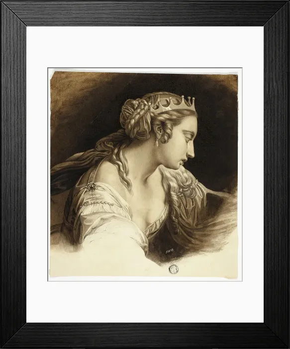 Framed Print : Weeping Queen, n.d. Creator: John Watson-Gordon Framed Print : Weeping Queen, n.d. Creator: John Watson-Gordon