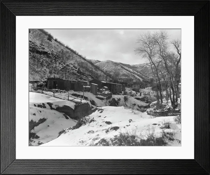 Framed Print : Utah coal mining town, Consumers, near Price, Utah, 1936. Creator: Dorothea Lange Framed Print : Utah coal mining town, Consumers, near Price, Utah, 1936. Creator: Dorothea Lange