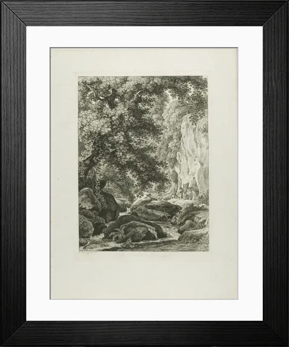 Framed Print : A Civita Castellana, from Malerisch Radierte Prospekte aus Italien, 1793. Creator: Johann Christian Reinhart Framed Print : A Civita Castellana, from Malerisch Radierte Prospekte aus Italien, 1793. Creator: Johann Christian Reinhart