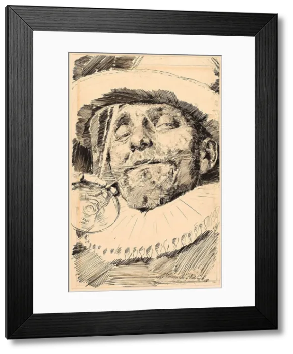 Framed Print : Cavalier Drinking, n.d. Creator: Antonio Casanova y Estorach Framed Print : Cavalier Drinking, n.d. Creator: Antonio Casanova y Estorach
