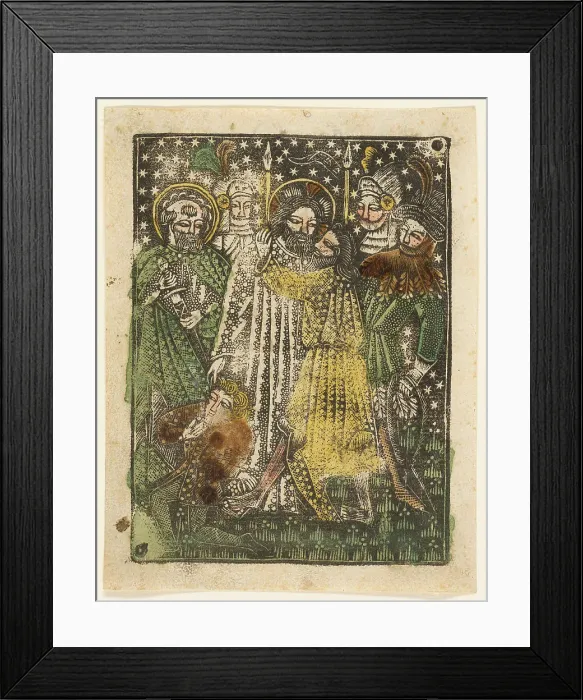 Framed Print : The Capture of Christ, 1460-65. Creator: Unknown Framed Print : The Capture of Christ, 1460-65. Creator: Unknown