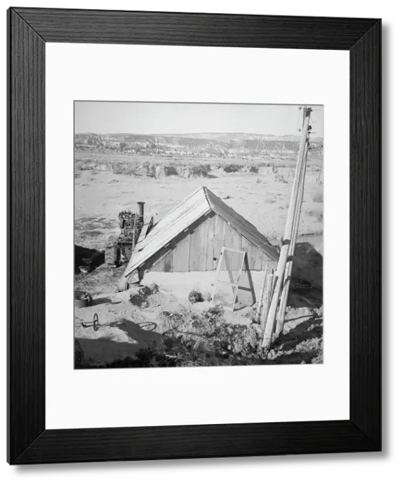 Framed Print : Power station, Escalante, Utah, 1936. Creator: Dorothea Lange Framed Print : Power station, Escalante, Utah, 1936. Creator: Dorothea Lange