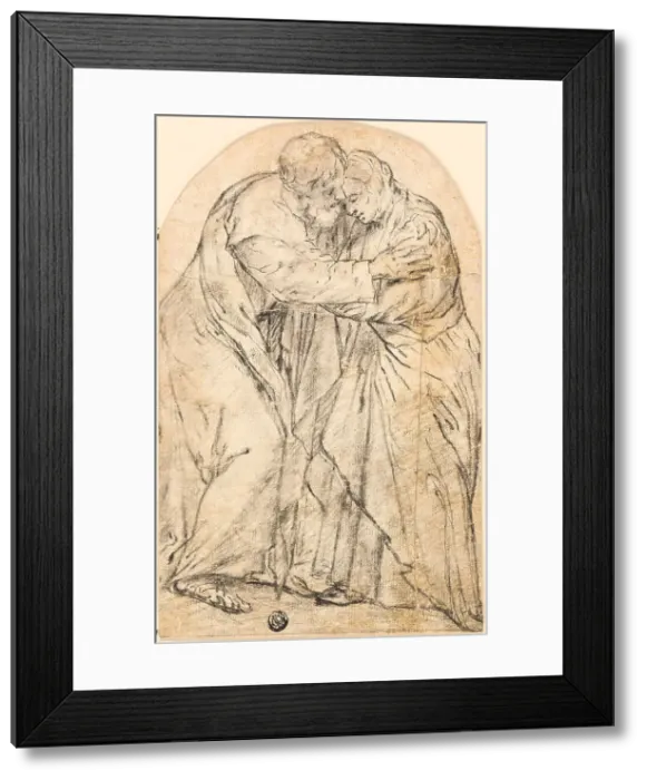 Framed Print : Joachim and Anna, 1609-1699. Creator: Juan Ribalta Framed Print : Joachim and Anna, 1609-1699. Creator: Juan Ribalta