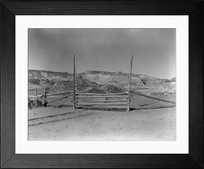 Framed Print : From the village to the field, Escalante, Utah, 1936. Creator: Dorothea Lange Framed Print : From the village to the field, Escalante, Utah, 1936. Creator: Dorothea Lange