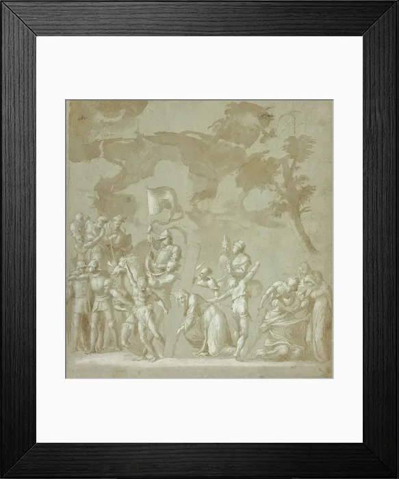Framed Print : Calvary, n.d. Creator: Pedro Machuca Framed Print : Calvary, n.d. Creator: Pedro Machuca