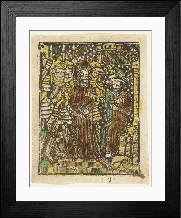 Framed Print : Christ before Annas, 1460-65. Creator: Unknown