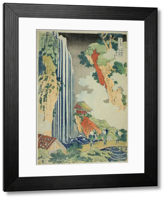 Framed Print : Ono Falls on the Kisokaido (Kisokaido Ono no bakufu), from the series A Tour of Water... c. 1833. Creator: Hokusai. Ono Falls on the Kisokaido (Kisokaido Ono no bakufu), from the series A Tour of Water... c. 1833. Creator: Hokusai Framed Print : Ono Falls on the Kisokaido (Kisokaido Ono no bakufu), from the series A Tour of Water... c. 1833. Creator: Hokusai. Ono Falls on the Kisokaido (Kisokaido Ono no bakufu), from the series A Tour of Water... c. 1833. Creator: Hokusai