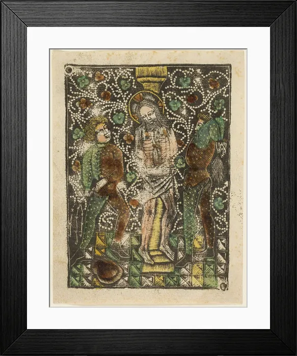 Framed Print : The Flagellation, 1460-65. Creator: Unknown Framed Print : The Flagellation, 1460-65. Creator: Unknown