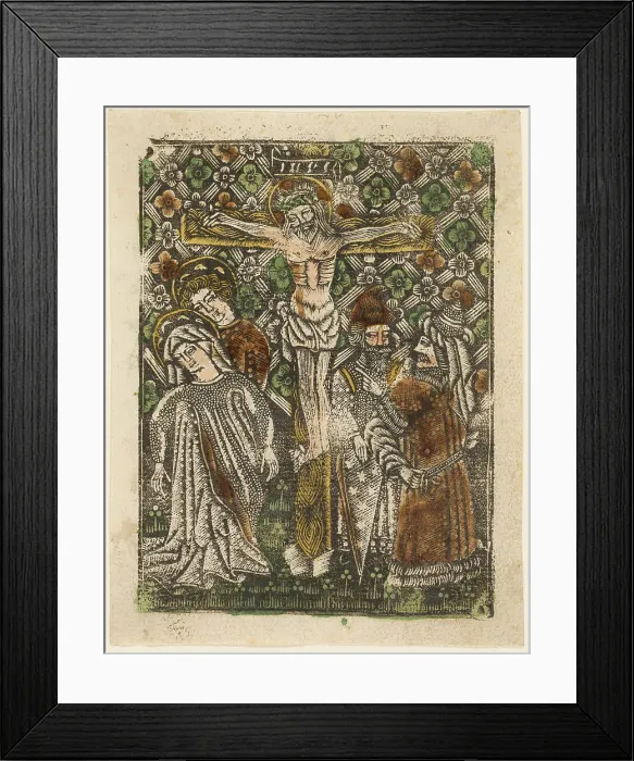 Framed Print : The Death of Christ, 1460-65. Creator: Unknown