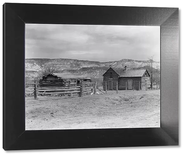 A home after the Utah pattern, Escalante, Utah, 1936. Creator: Dorothea Lange