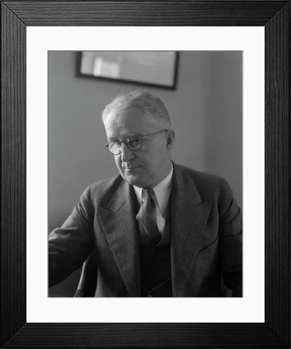 Framed Print : Walter E. Packard, Acting Director, Rural Resettlement Division, 1936. Creator: Dorothea Lange Framed Print : Walter E. Packard, Acting Director, Rural Resettlement Division, 1936. Creator: Dorothea Lange