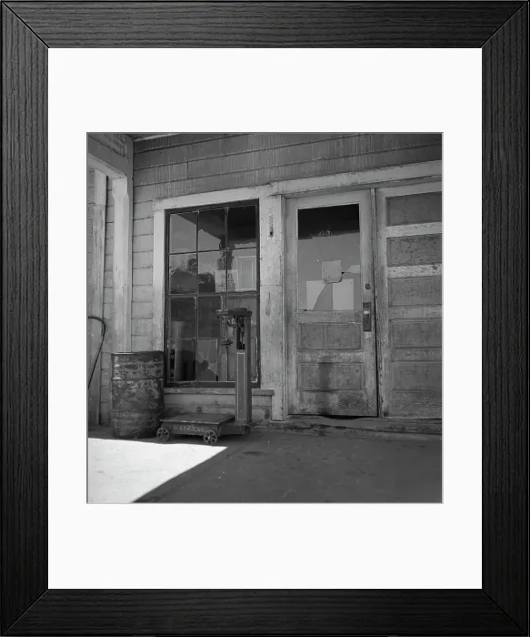 Framed Print : General store, view number two, Widtsoe, Utah, 1936. Creator: Dorothea Lange Framed Print : General store, view number two, Widtsoe, Utah, 1936. Creator: Dorothea Lange