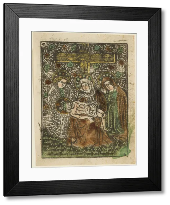 Framed Print : The Pietà, 1460-65. Creator: Unknown Framed Print : The Pietà, 1460-65. Creator: Unknown