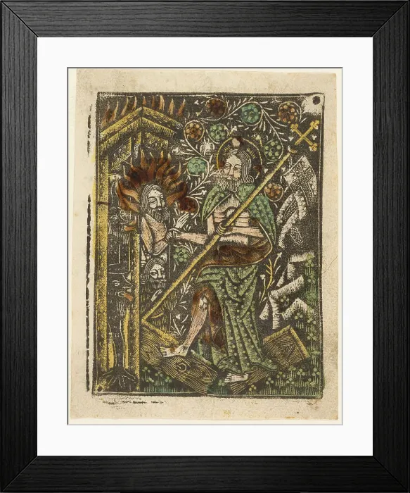 Framed Print : Christ in Limbo, 1460-65. Creator: Unknown