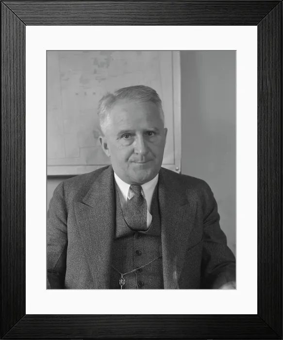 Framed Print : Walter E. Packard, Acting Director, Rural Resettlement Division, 1936. Creator: Dorothea Lange Framed Print : Walter E. Packard, Acting Director, Rural Resettlement Division, 1936. Creator: Dorothea Lange