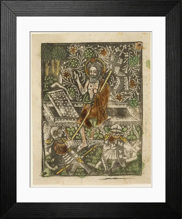 Framed Print : The Resurrection, 1460-65. Creator: Unknown Framed Print : The Resurrection, 1460-65. Creator: Unknown