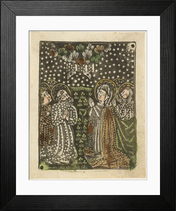 Framed Print : The Ascension, 1460-65. Creator: Unknown Framed Print : The Ascension, 1460-65. Creator: Unknown