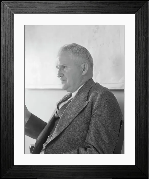 Framed Print : Walter E. Packard, Acting Director, Rural Resettlement Division, 1936. Creator: Dorothea Lange Framed Print : Walter E. Packard, Acting Director, Rural Resettlement Division, 1936. Creator: Dorothea Lange