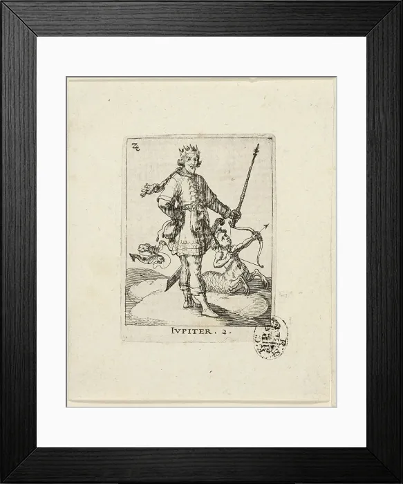 Framed Print : Jupiter, plate two from Der VII Planeten, n.d. Creator: Conrad Meyer Framed Print : Jupiter, plate two from Der VII Planeten, n.d. Creator: Conrad Meyer