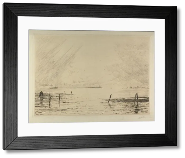 Framed Print : Venice, 1841. Creator: Carel Nicolaas Storm Framed Print : Venice, 1841. Creator: Carel Nicolaas Storm