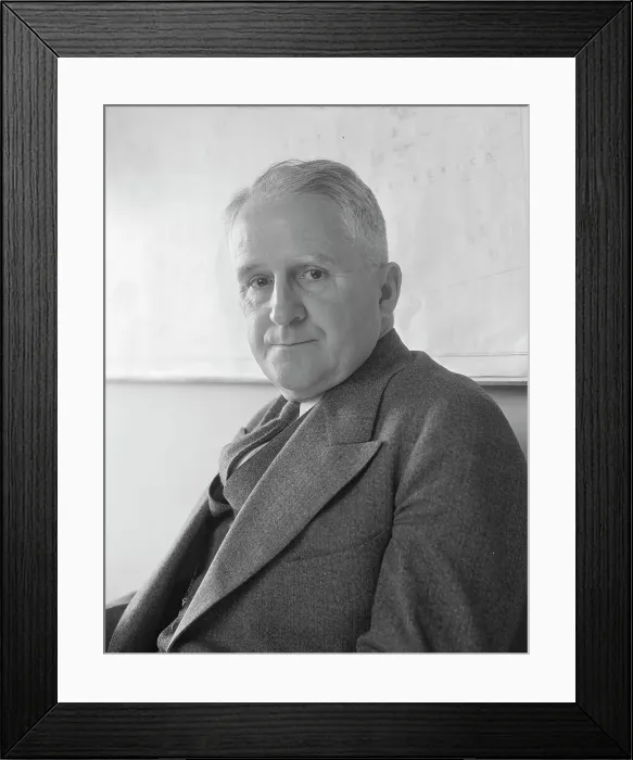Framed Print : Walter E. Packard, Acting Director, Rural Resettlement Division, 1936. Creator: Dorothea Lange Framed Print : Walter E. Packard, Acting Director, Rural Resettlement Division, 1936. Creator: Dorothea Lange