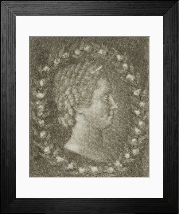 Framed Print : Portrait of Empress Maria Theresa of Austria ca. 1781 Creator: Jean-Etienne Liotard