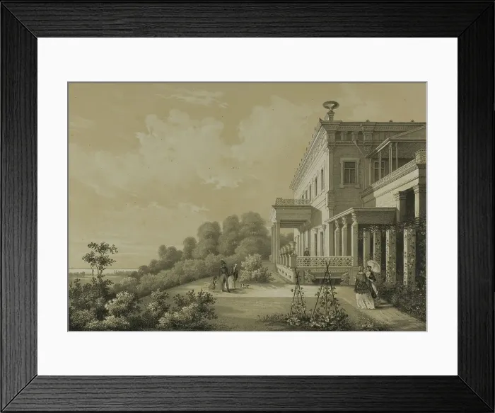 Framed Print : Palace of the Grand Duchess Marie Nicolaievna, c. 1820. Creator: C. Schultz Framed Print : Palace of the Grand Duchess Marie Nicolaievna, c. 1820. Creator: C. Schultz