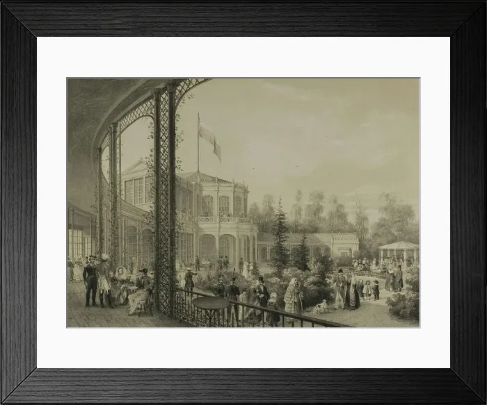 Framed Print : The Vauxhall in Pavlovsky, c. 1820. Creator: C. Schultz Framed Print : The Vauxhall in Pavlovsky, c. 1820. Creator: C. Schultz