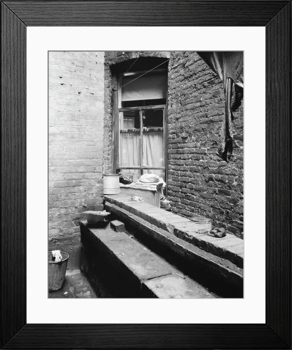 Framed Print : Tenement dwelling of Mr. and Mrs. Jacob Solomon, New York City, 193 Creator: Dorothea Lange Framed Print : Tenement dwelling of Mr. and Mrs. Jacob Solomon, New York City, 193 Creator: Dorothea Lange