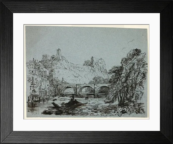 Framed Print : Richmond, July 9, 1832. Creator: Clarkson Stanfield Framed Print : Richmond, July 9, 1832. Creator: Clarkson Stanfield