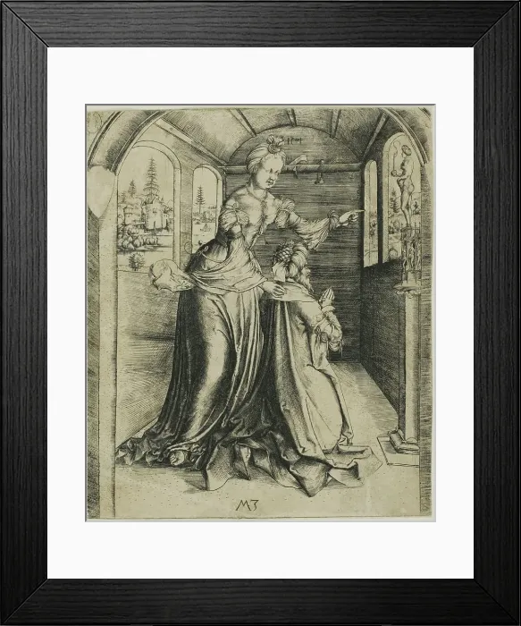 Framed Print : Solomon's Idolatry, 1501. Creator: Master MZ Framed Print : Solomon's Idolatry, 1501. Creator: Master MZ