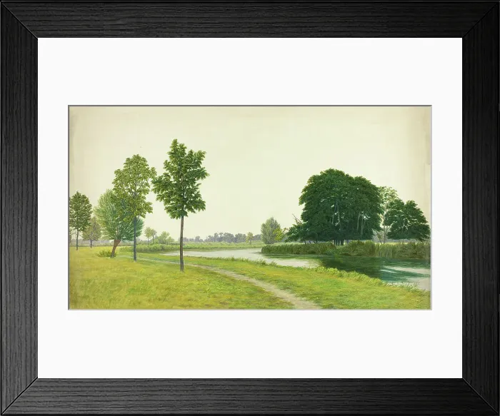 Framed Print : Tranquil Park Scene, n.d. Creator: Unknown Framed Print : Tranquil Park Scene, n.d. Creator: Unknown