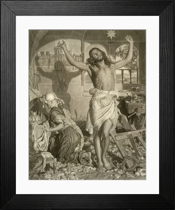 Framed Print : The Shadow of Death, 1878. Creator: Frederick Stacpoole Framed Print : The Shadow of Death, 1878. Creator: Frederick Stacpoole
