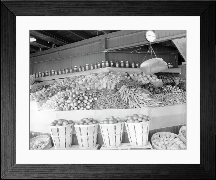 Framed Print : Center Market, Washington, D.C. 1936. Creator: Dorothea Lange Framed Print : Center Market, Washington, D.C. 1936. Creator: Dorothea Lange