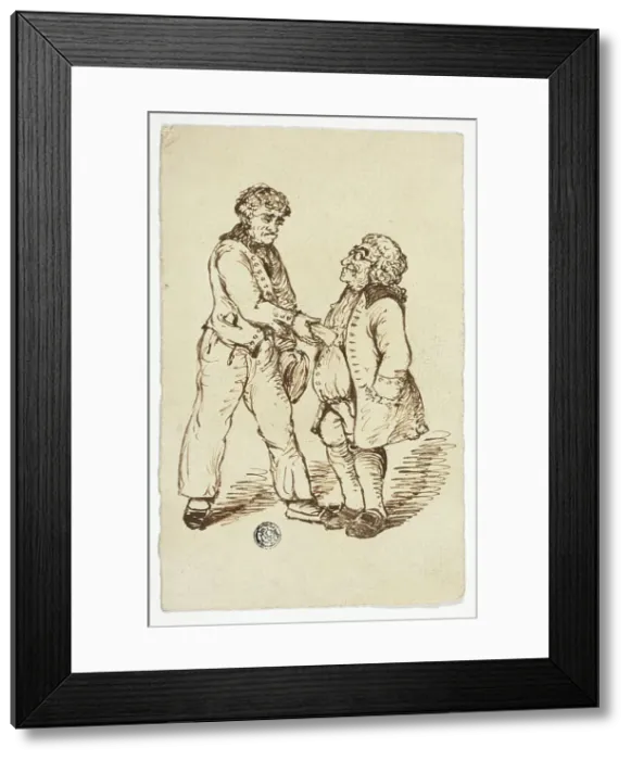Framed Print : Sailor and Gentleman, n.d. Creator: Philip William May Framed Print : Sailor and Gentleman, n.d. Creator: Philip William May