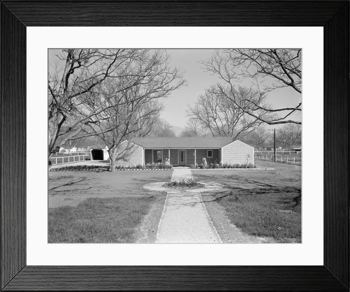 Framed Print : El Monte federal subsistence homesteads, California, 1936. Creator: Dorothea Lange Framed Print : El Monte federal subsistence homesteads, California, 1936. Creator: Dorothea Lange